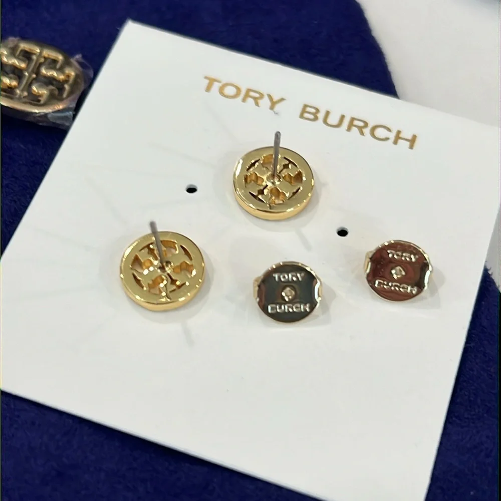 Tory Burch Gold Stud Earrings